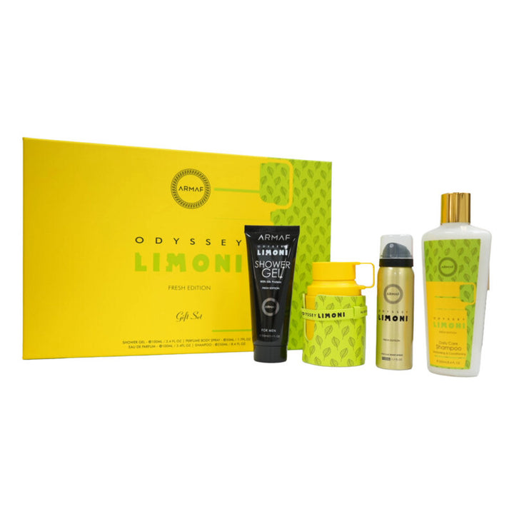 Armaf men's odyssey limoni gift set 4pc