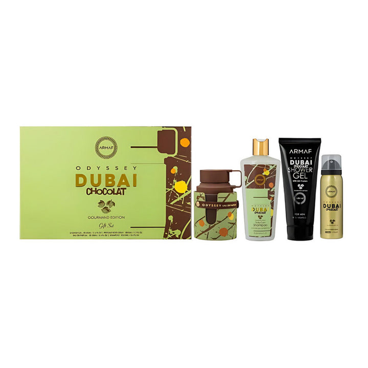 Armaf men's odyssey dubai chocolat gourmand gift set 4pc